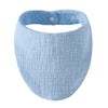 Organic Cotton Baby Bibs | Muslin Scarf Bandana Burp Cloth for Boys & Girls | Absorbent Triangle Gauze Feeding Bibs - Kidzy Market