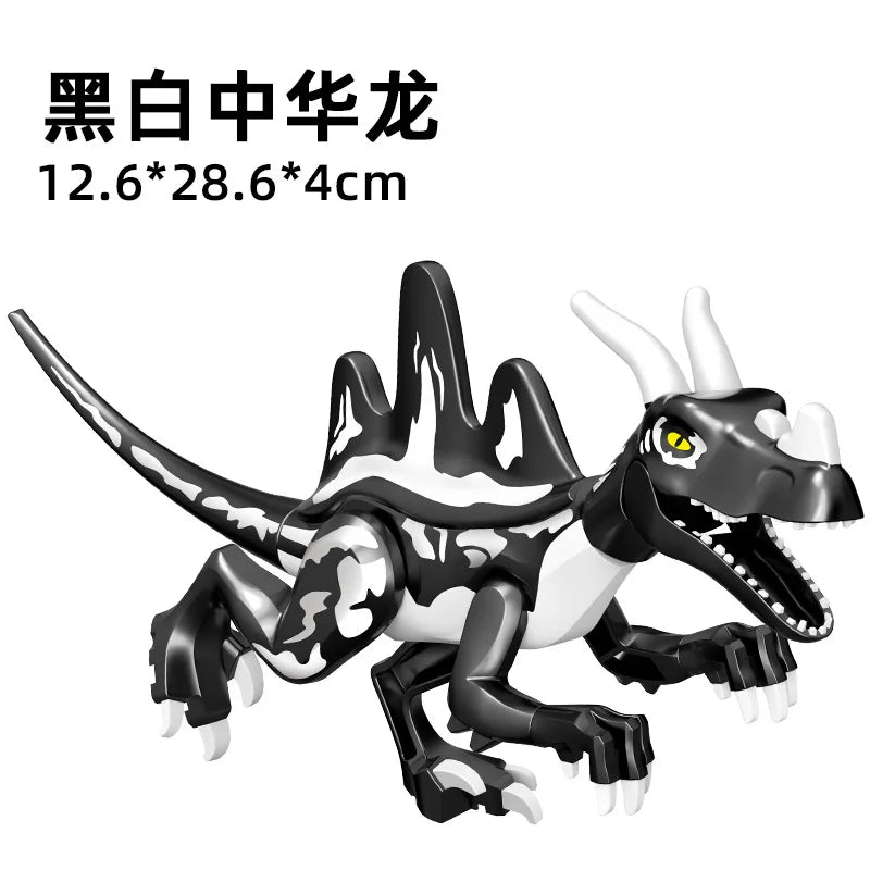 Jurassic World 3 Brutal Raptor Building Blocks – Tyrannosaurus, Indominus, and I-Rex Dinosaur Toy for Kids