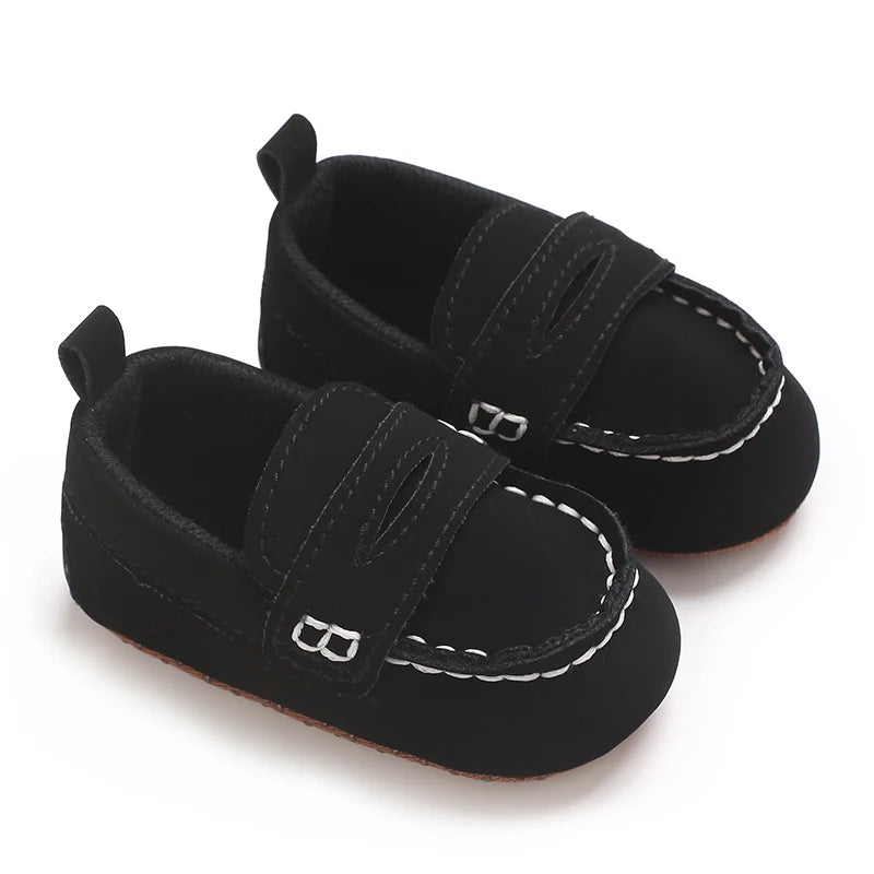 Solid Color Baby Casual Soft Soled Walking Shoes 0-1 Year Old Infants Toddlers Bean Shoes Forefoot Shoes