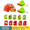 Frog Mask Wagging Tongue Lick Cards - Board Game for Children, Family Party Toy, Antistress Funny Desktop Puzzle Game