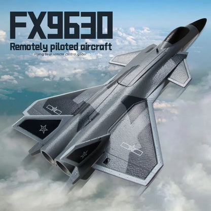 FX9630 RC Plane J20 Fighter Remote Control Airplane Soft Rubber Head Glider