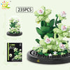 HUIQIBAO MOC Eternal Bouquet Micro Building Blocks – DIY Flower Model and Home Desk Decoration Toy for Kids
