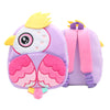 Cartoon Cute Plush Animal Backpack – School Bag for Boys & Girls, Outing & Leisure Bag - Kidzy Market