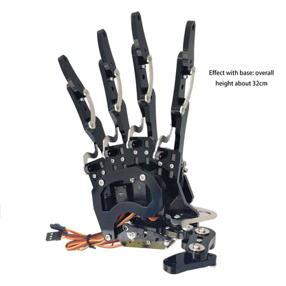 5 DOF Robot Hand with Five Fingers, Servo Control Left/Right Bionic Palm, Assembled Gripper for Arduino/ESP32 Programmable Robot