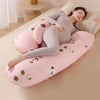 Pregnancy Pillow with Detachable Pillowcase - Maternity Sleeping Body Support Pillow for Lumbar & Full Body Comfort
