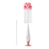 SAIDAH Simple Nylon Sponge Suction Feeding Bottle Nipple Pacifier Brush Set for Cleaning Water Sippy Vacuum Cup (2 in 1)