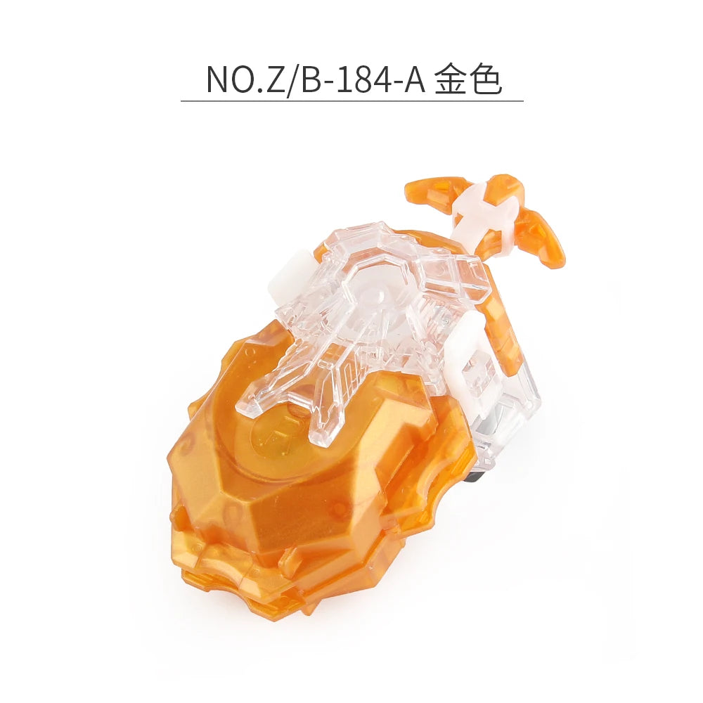 Z B-184 8-Color Metal Tube Custom LR Spinning Tops Launcher – Toy Set for Kids