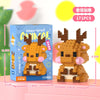 Adults Animals Micro Particle Building Blocks – Dog and Cat Mini Bricks Toy for Kids Ages 6 to 12