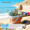 11/5/1Pcs Beach Sand & Water Play Set With Folding Bucket — Outdoor Sandbox Accessories, Random Colors