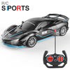 1/18 RC Car with LED Lights and 2.4G Remote Control High-Speed Drift