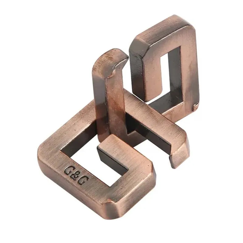 Classic IQ Metal Brain Teaser, Magic Baffling Puzzle Game, Toy for Children & Adults, Funny Metal Puzzle Gift