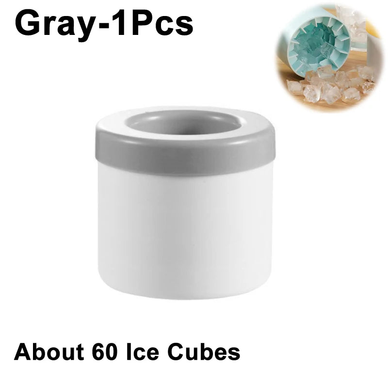 Silicone Ice Cube Tray - 4/6/8/15/160 Grid Square Mold