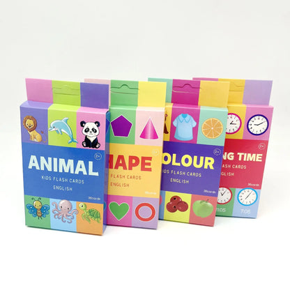 Montessori Alphabet Flashcards for Kids – 36 Cards, 8 Themes, Educational Learning Toy for Reading and Writing (Ages 3-14)