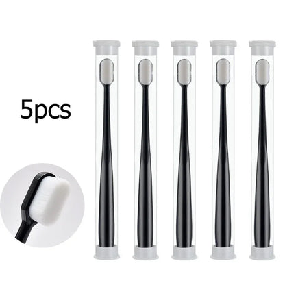 Ultra-fine Soft Toothbrush Million Nano Bristle Adult Teeth Deep Cleaning Portable Travel Dental Oral Care Brush