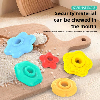 Rainbow Spinning Tower Toy – Stacking Educational Toy for Kids, Strong ABS Plastic