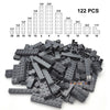 122PCS Thick Figures Bricks – 12 Size DIY Building Blocks, Creative Educational Plastic Toys, Compatible with 3001 for Children