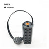 MOC Power Functions Motor Kit – IR Remote Control, Receiver, and Battery Box for Technical Building Blocks