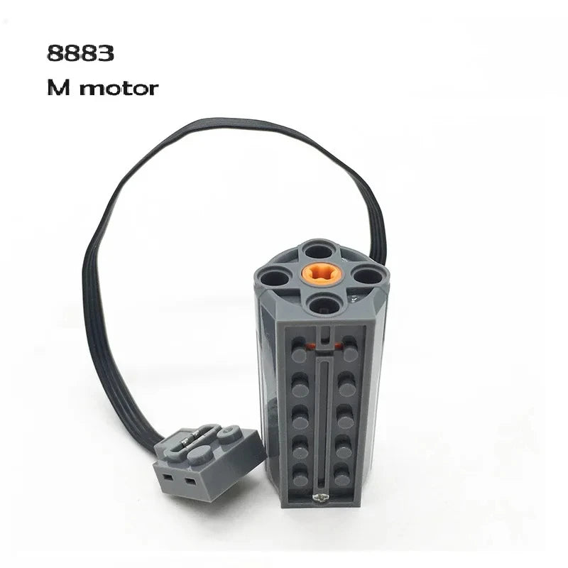 MOC Power Functions Motor Kit – IR Remote Control, Receiver, and Battery Box for Technical Building Blocks