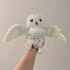 Stuffed Plush Hand and Finger Puppets, Kawaii Owl Educational Toy for Babies and Children
