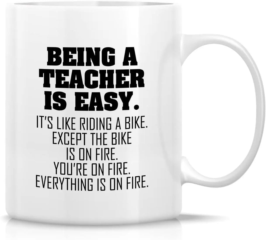 Funny "This Is What an Awesome Biology Teacher Looks Like" 11 oz (320 ml) Ceramic Coffee Mug — Inspirational Teacher Gift