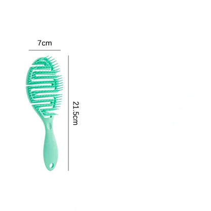 Wet & Dry Hair Brush Comb - Barber Pro Styling Tools - Anti-Tangled, Anti-Static Scalp Massage Brush - Magic Hair Comb
