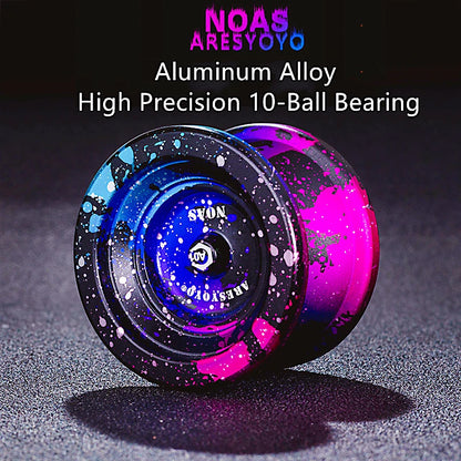 New Professional Butterfly Yo-Yo - Metal Alloy Aluminum with KK Bearing - High-Speed Classic Yo-Yo Toy for All Ages