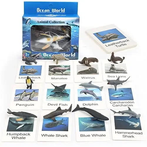 Montessori Animal Matching Cards - Language Learning Cognitive Toy for Kids, Insect Farm Zoo, Preschool Educational Toy for 1-2 Years Old Toddlers
