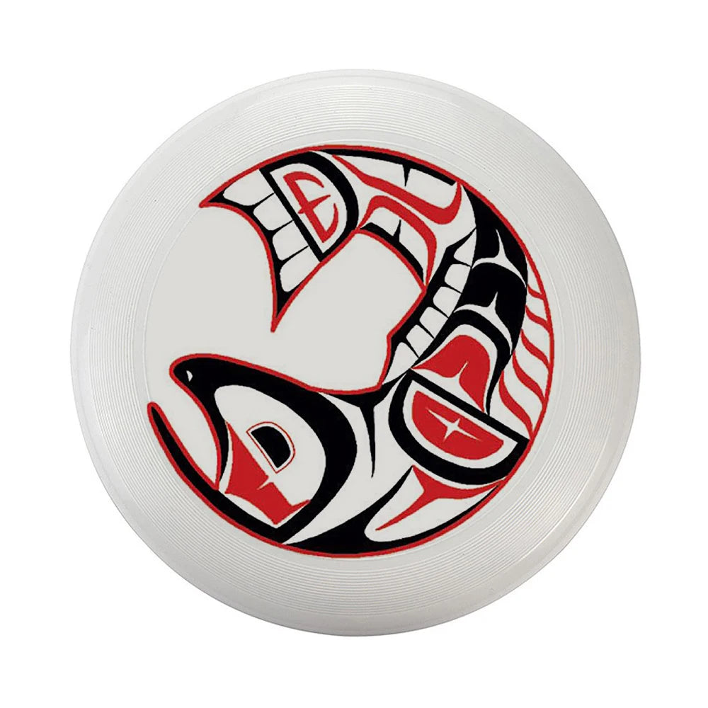 Flying Disc Frisbee - 200mm (7.9 in) & 275mm (10.8 in) Portable Flying Saucer for Outdoor Sports, Kids & Adults