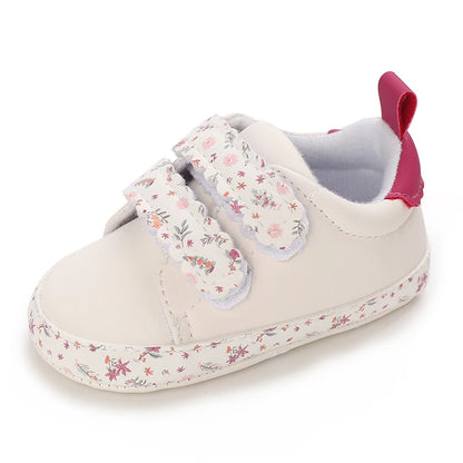 Fashion Infant Spring Shoes – Non-Slip White Soft-Soled Sneaker for Newborn Boys & Girls
