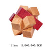 Wooden Lu Ban Brain Teaser 3D Puzzle – Educational Logic Game for Kids & Adults