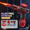 Electric Water Gun with Flame Nozzle – Automatic Spray Toy for Summer Pool