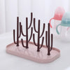 New Bottle Dry Rack, Baby Bottle Drain Drying Racks, Blue Pink Baby Bottle Cleaning Dryer Drainer, Storage Drying Rack