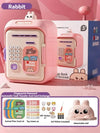 Electronic Piggy Bank with Password Safe Smart Fingerprint Automatic Banking Children's Gift Money Box