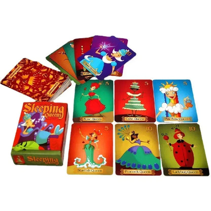 Sleeping Queens Card Game - Full English Edition, Strategy Game for 2-5 Players, Fun Family Gift & Children's Toy