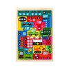 Montessori Wooden Animal & Transportation Puzzle — Russian Stacking Blocks Toy for Kids Ages 3+