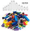 122PCS Thick Figures Bricks – 12 Size DIY Building Blocks, Creative Educational Plastic Toys, Compatible with 3001 for Children