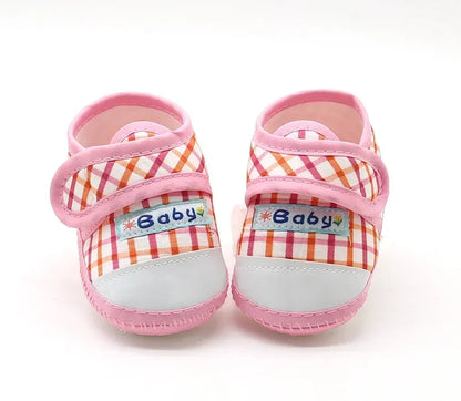 Double Heart Spring and Autumn Shoes – Soft Soled Toddler Shoes for Men & Women, 0-1 Years Old, Baby Walking Shoes (3-6-9 Months)