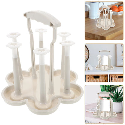 Cup Holder Storage – Baby Bottle & Coffee Mug Drying Rack for Countertop, Milk Bag & Bottle Container