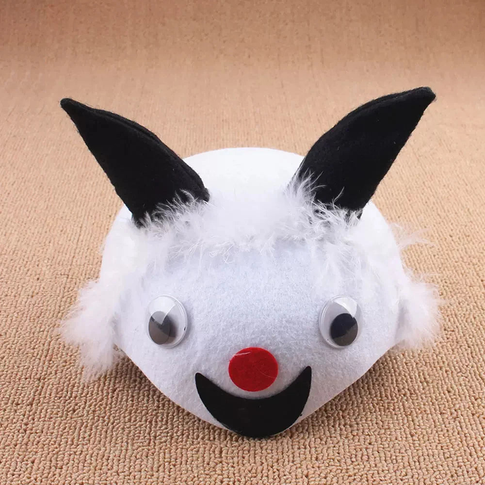 Kids Forest Animal Felt Party Hat – Duck, Bird & Rabbit Carnival Cap | Children's Day Party Costume
