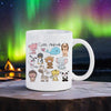 Cute Big-Eyes Animal Porcelain Coffee Mug - 320 ml (10.8 fl oz) Cartoon Kids Breakfast & Juice Cup