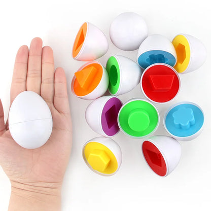 Baby Learning Smart Egg Toy – Montessori Shape Matching and Sorting Educational Toy for Kids Ages 2-4