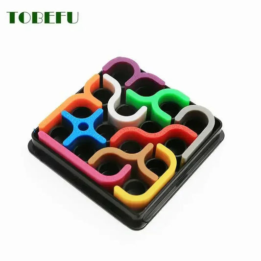 Creative 3D Intelligence Puzzle, Crazy Curve Sudoku, Geometric Line Matrix Puzzle, Learning Toy for Children, Gift Toy