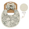 3-Piece Set – Baby Flower Bibs & Headbands, Bow Nylon Hairbands, Double-Side Saliva Towel & Feeding Burp Cloth for Boys & Girls - Kidzy Market