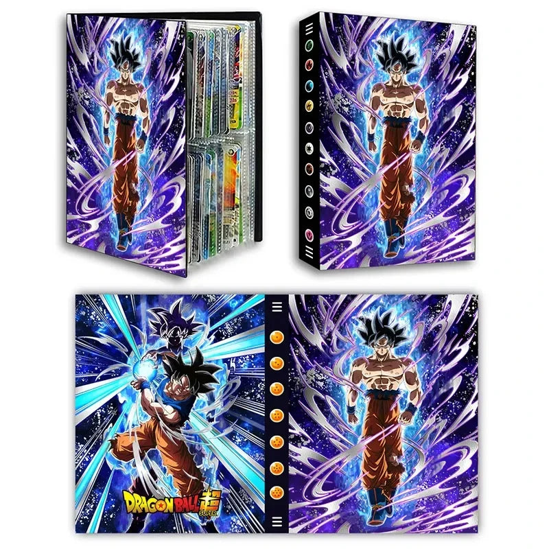 Dragon Ball Card Album - 240pcs Son Goku, Vegeta, Frieza Game Card Holder Binder, VMAX Card Collection, Kids Toy Gift
