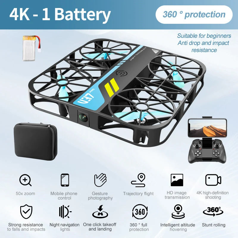 4DRC V37 Mini 8K Drone with 4K HD Camera and WiFi FPV