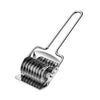 Stainless Steel Dough Lattice Roller Cutter - Manual Multifunctional Noodle, Garlic, Pizza Slicer