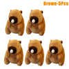 1-20PCS Spit Bubble Capybara Plush Keychain, Water Guinea Pig Backpack and Car Charm