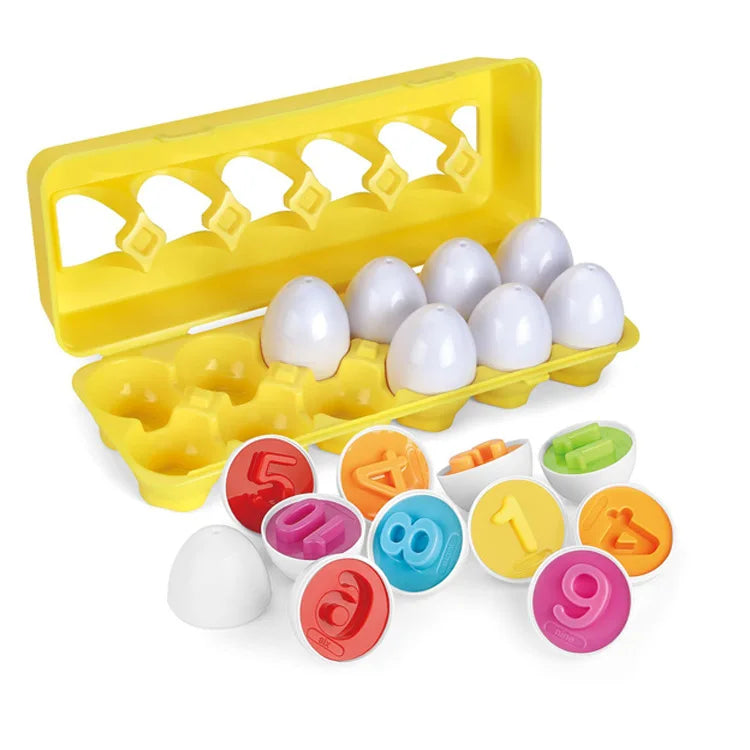 Baby Learning Smart Egg Toy – Montessori Shape Matching and Sorting Educational Toy for Kids Ages 2-4