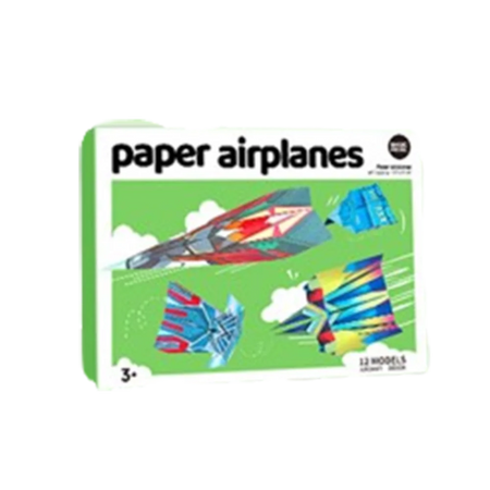 Handmade Paper Airplane Origami Montessori Folding Cartoon 3D Versatile Paper Aircraft Toy