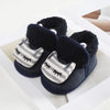 Winter Warm Newborn Baby Boy Girl Boots, Cute Bear Soft Toddler Shoes, First Walkers Anti-slip Booties, Infant Fur Snow Boots (0-18M)